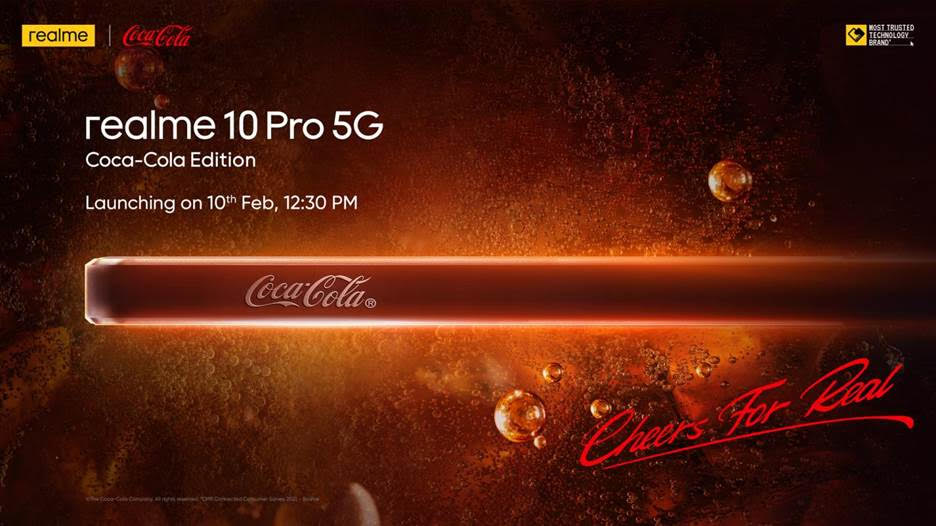 Realme 10 Pro 5G可口可乐限量版