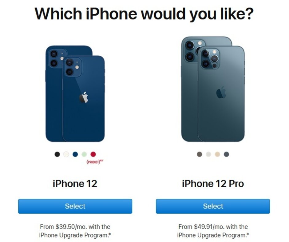 苹果升级计划的会员购买5G iPhone 12 mini或iPhone 12 Pro Max的第一步